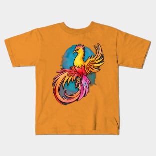 Legendary Phoenix bird of fire and revenge Kids T-Shirt